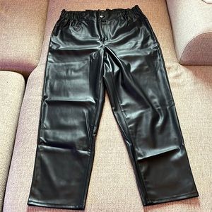 Faux Leather Pants